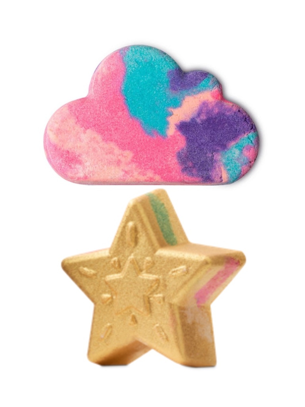 NWT Lush Christmas Eve Gift Set Bath Bomb & Bubble Bar 2 Pack Vegan Gift Set